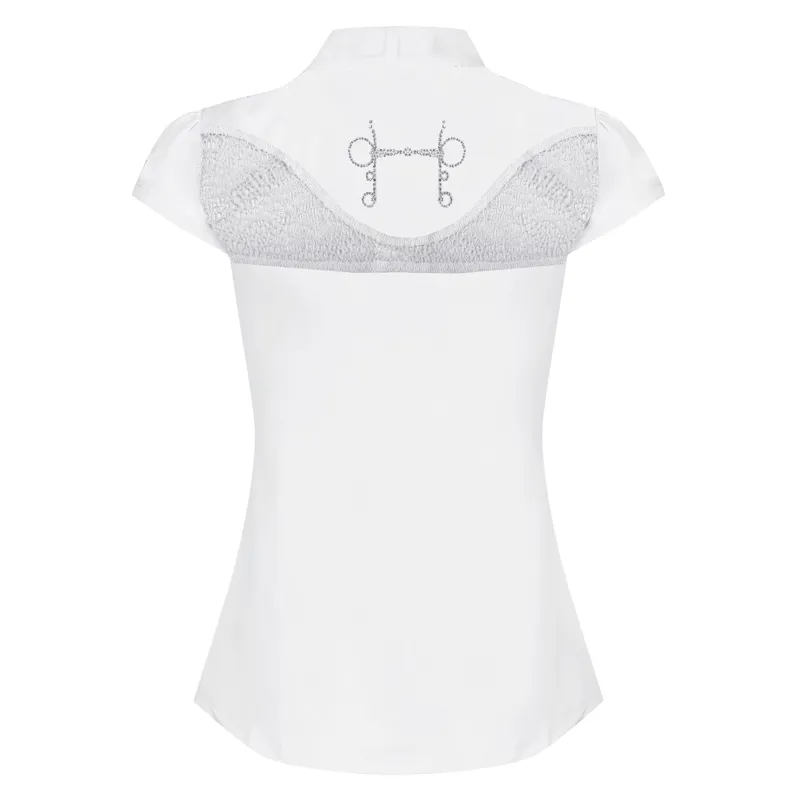 Equetech Pelham Lace Competition Shirt in White -1